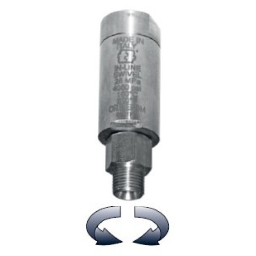 Поворотное устройство, прямое (нерж); 1/4"ш-1/4"г