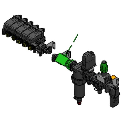 Узел управления 5 секций GSMSTF/DRIVER PLUS 5V SEPARATO; раходомер электромагнитный