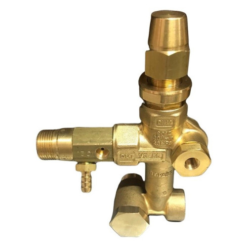 Регулировочный клапан VB 56; вход 1/2" г, выход М22х1,5ш (К 750 15/210) 30 л/мин 250 бар 2x1/8 г.