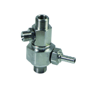 Пенная станция на одно средство 25 - 250 бар 3/8"ш.3/8"ш.с подачей воздуха