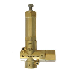 Регулировочный клапан VB 450/200; вход 1"1/4 г, выход 1"1/4 г; By-pass 1"1/2 г. 450 л/мин 220 бар