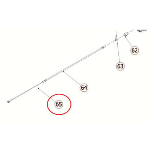 Трос подъема скребка Comet CRS 85BYT