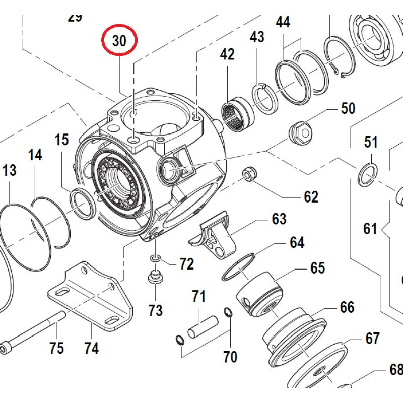 Корпус насоса APS 51/61/71