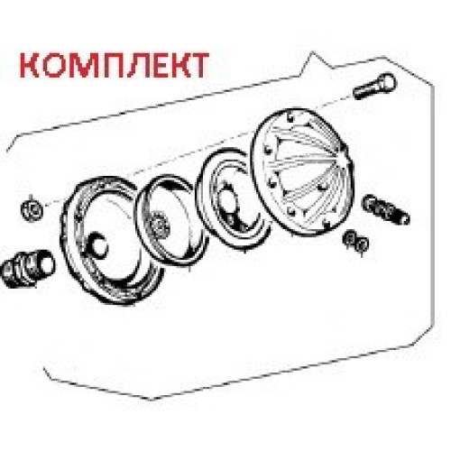 Гидроаккумулятор в сборе насоса APS 101/121/145