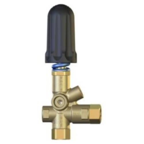Регулировочный клапан Pulsar 4R; вход 3/8"г, выход 3/8"г с рукояткой и выходом под манометр