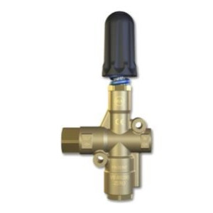Регулировочный клапан VB80/280 Zero; вход 1/2"г, выход 1/2"г; By-pass 2x1/2"г 40 л/мин 310 бар
