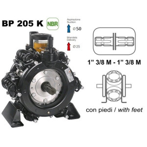 Насос мембранный Comet серия BP205 2" (193 л/мин; 20 бар); вал ВОМ 1"3/8
