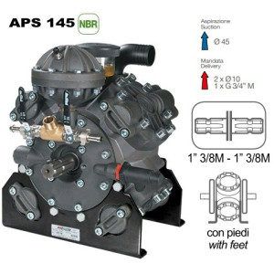 Насос мембранный Comet серия APS 145 (142 л/мин; 50 бар); вал ВОМ 1"3/8