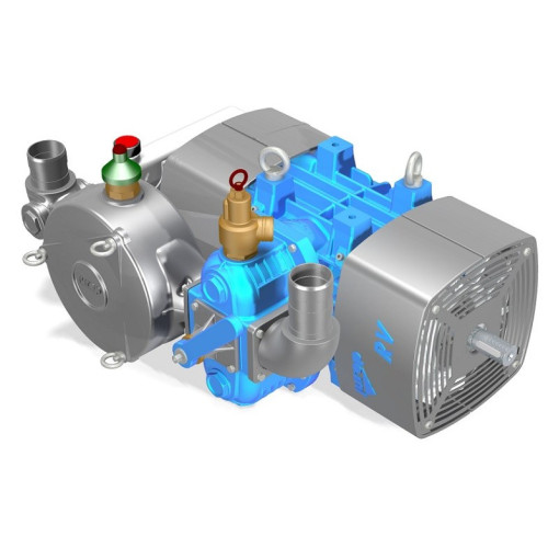 Насос вакуумный JUROP RVC 210 HDR, левое вращение, ручной клапан
