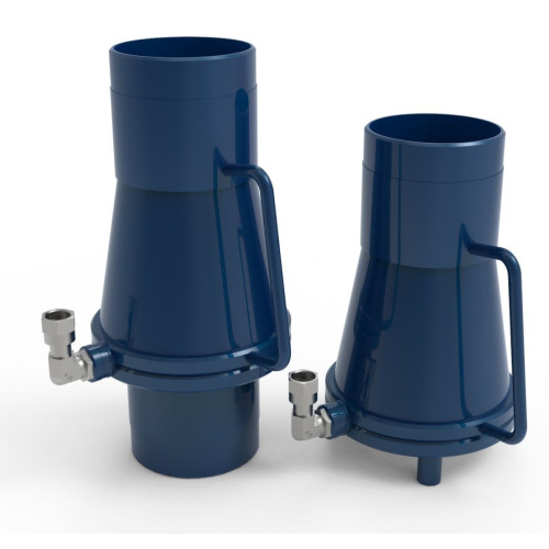 Выходное устройство Вентури, 3x AP2, DN 100 - 4" X резьба, 263/160 + Комплект шаров DN100
