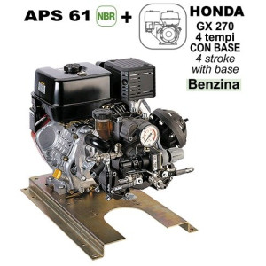 Насос мембранный Comet серия APS 61 (63,2 л/мин; 40 бар) c бенз. дв. Honda GX 270