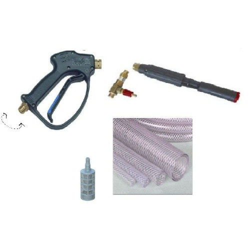 Пенный пистолет с дреннажем RL 26+ поворот.фит.SW6. вход 3/8" с LS12 300 мм