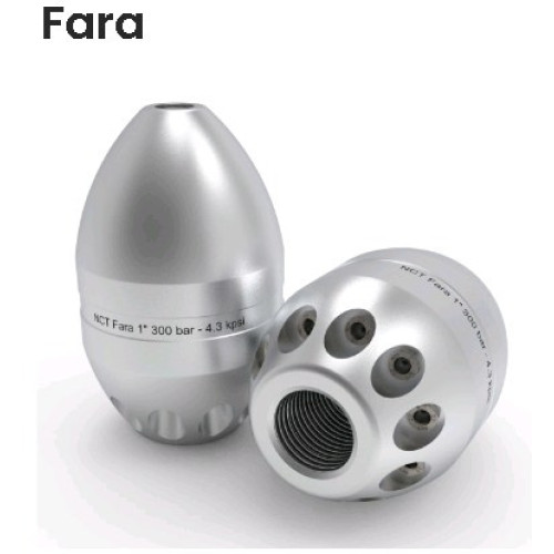 FARA, дюза, TE 1/4'' C, 8 x 15°, 1'' г, 420/145