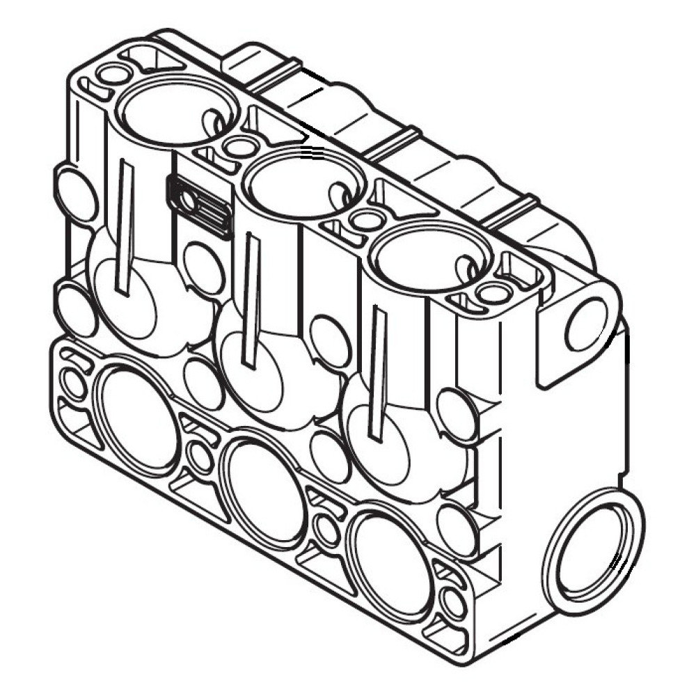 Крышка насоса YA 150 (1х2)