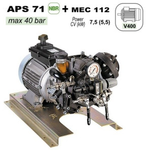 Насос мембранный Comet серия APS 71 (67,2 л/мин; 40 бар) с эл. двигателем MEC112 (380В)