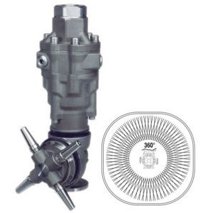 Насадка для мойки емкостей A80R с гидроприводом; 30 л/мин; 160 бар; (нерж). вход 3/4"г