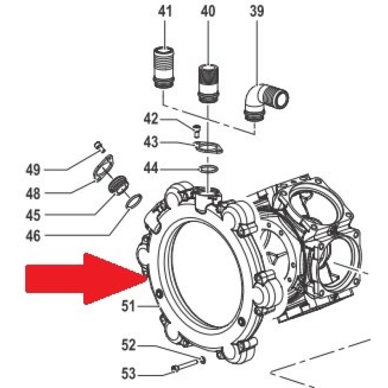 Коллектор насоса BP300 - 1