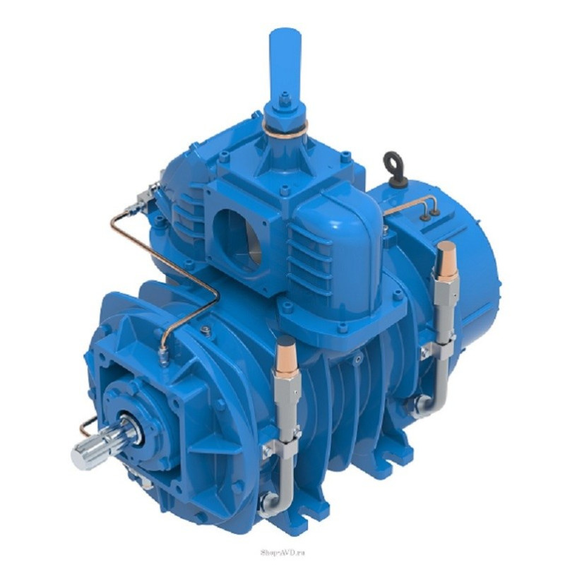 Насос вакуумный лопастной JUROP PNE 104 HDR, левое вращение, ручной клапан