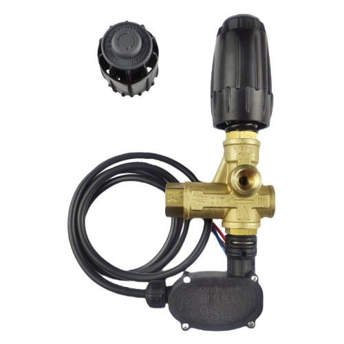 Регулировочный клапан VRT3-P; вход 3/8"г, выход 3/8"г; By-pass 3/8"г, с микропереключателем