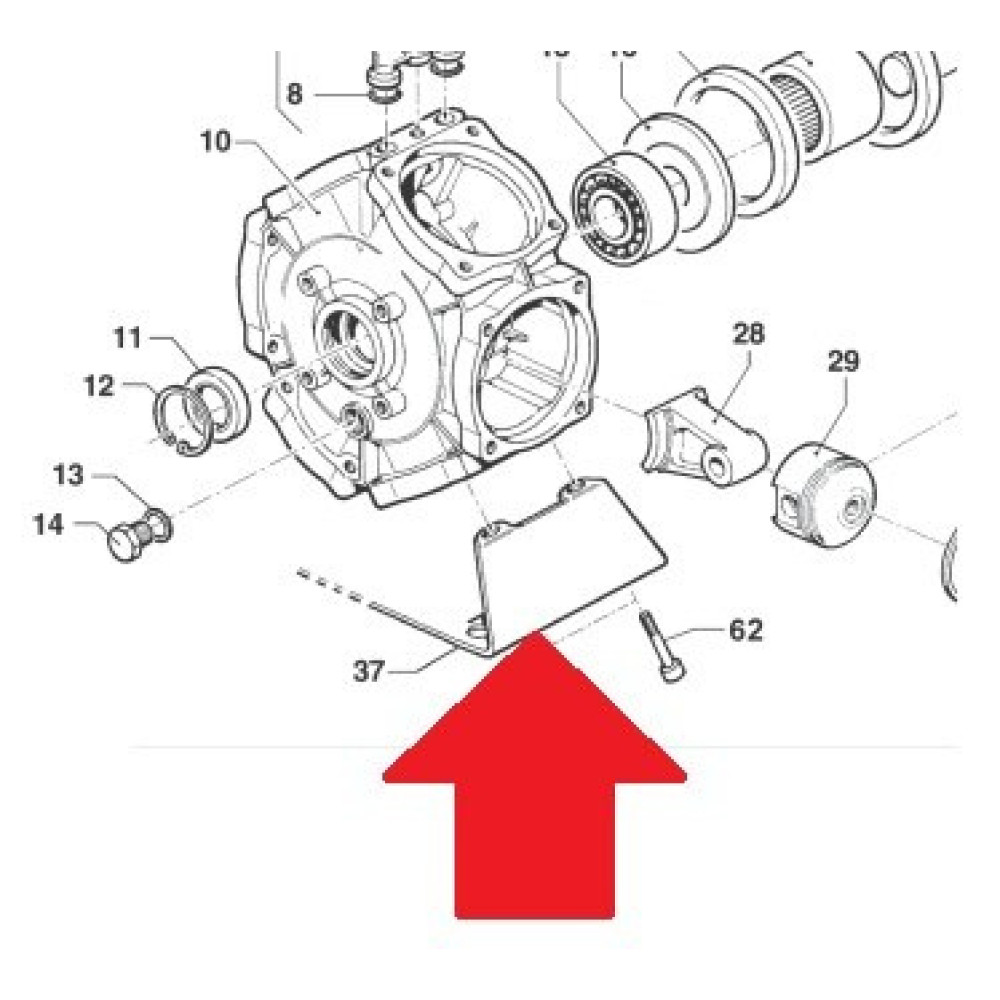 Кронштейн для крепления насоса BP241/251/281/291