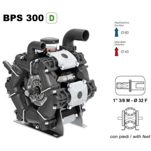 Насос мембранный Comet серия BPS300 (295 л/мин; 20 бар); ВОМ 1"3/8 - вал d32 внутрен./шпонка