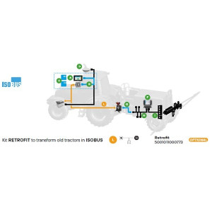 Комплект для оборудования кабины трактора ISOBUS- KIT CABOS RETROFIT ISOBUS AGRES