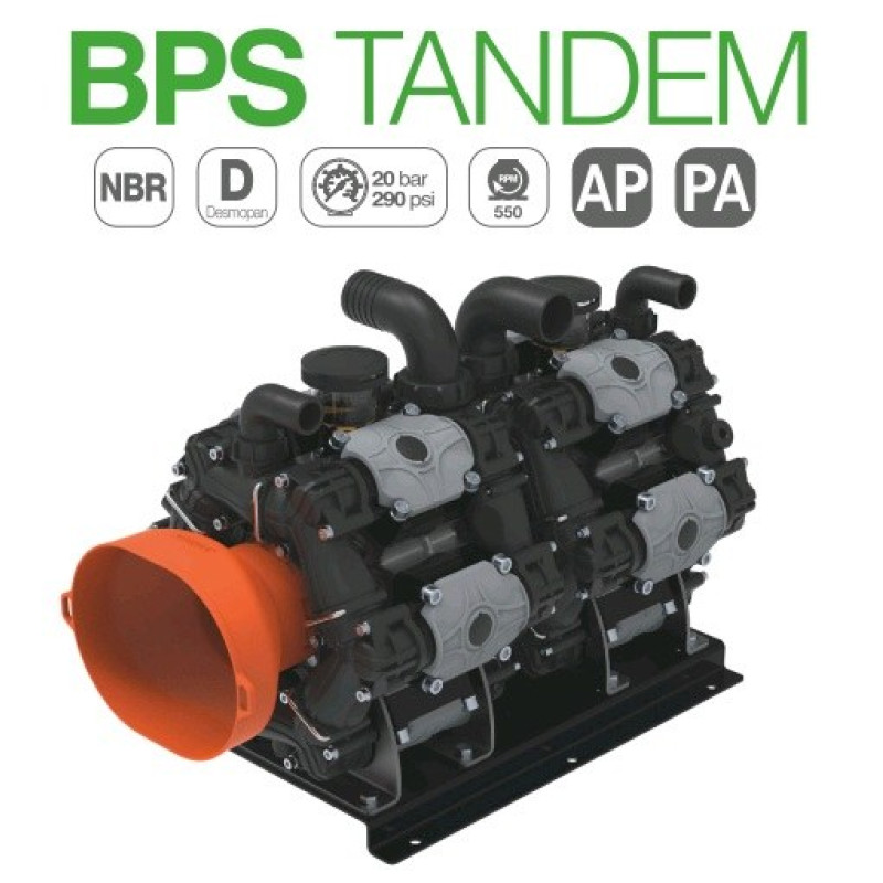 Насос мембранный Comet серия BPS TANDEM (BPS200+BPS200)