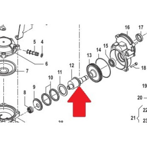 Коленвал насоса MC20 - MC25