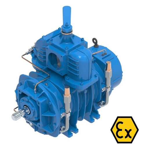 Насос вакуумный JUROP PNR 124 D ATEX, левое вращение, ручной клапан