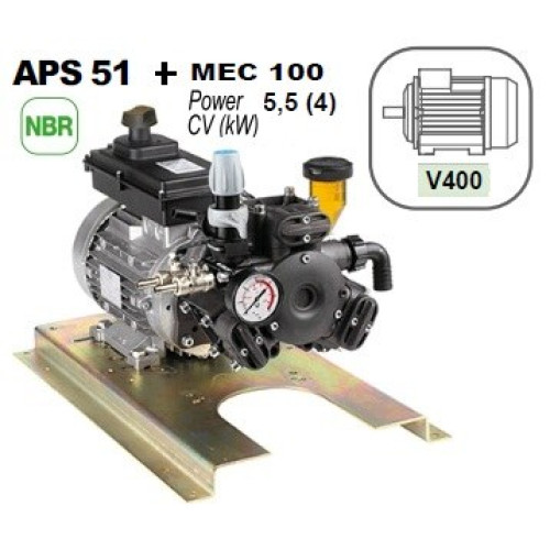 Насос мембранный Comet APS 51 40 бар, эл. двиг., 5.5 кВт