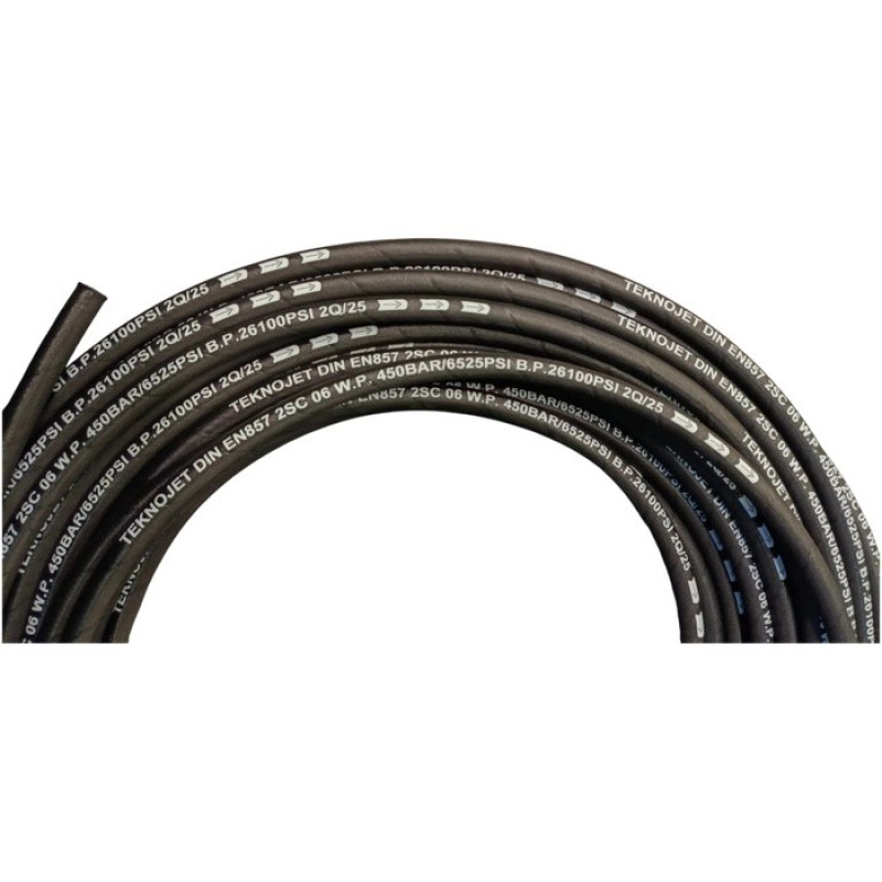 Рукав в/д TEKNOJET 2SC 1/4" DN06, 450 bar (бухта 100м)