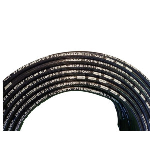 Рукав в/д TEKNOJET FLEXY 1SC 5/16" DN08, 250 bar, чёрный (бухта 100м)