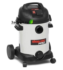 Пылесос профессиональный сухой и влажной уборки с розеткой для электроинструмента Shop-Vac Pro 25-SI