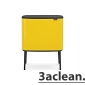 Мусорный бак Touch Bin Bo (36 л), Желтая маргаритка + 4 цвета на выбор