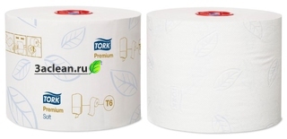 Tork туалетная бумага Mid-size в миди рулонах мягкая